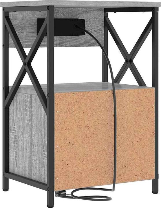 Actual product image vidaXL Bedside table (31 x 31 x 60 cm)
