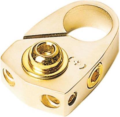 Actual product image Goldline Battery terminal positive pole gold with battery protection 2 x 10 mm