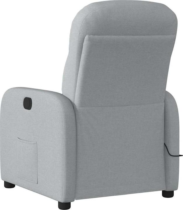 Produktbild VidaXL Massagesessel Elektrisch Hellgrau Stoff