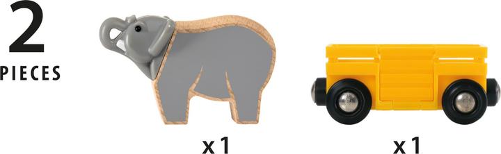Produktbild Brio Elefant und Wagen