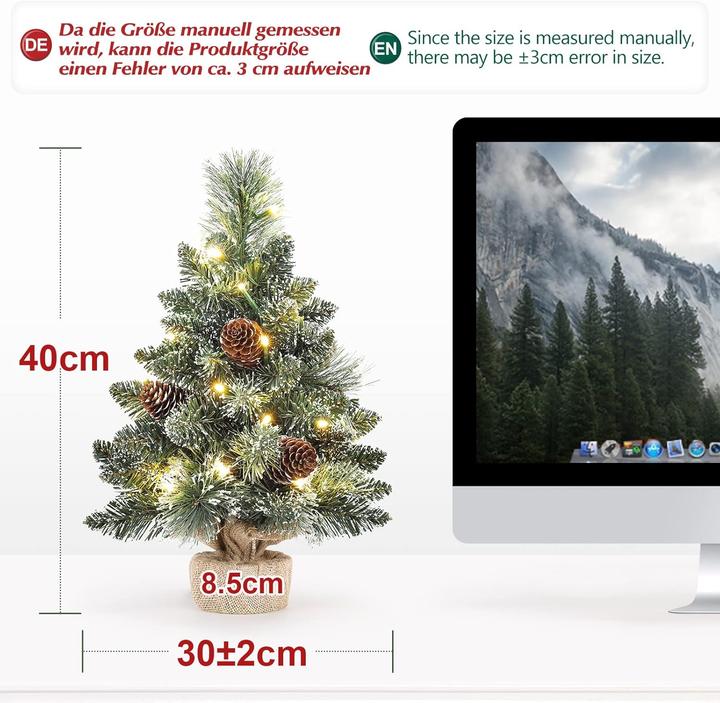 Produktbild Yorbay Mini Weihnachtsbaum (40 cm)