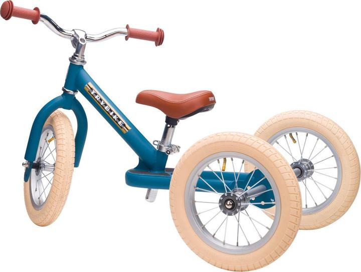 Produktbild Trybike Laufrad 2 in 1 vintage, blue matt (12")