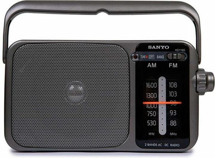Image du produit Sanyo Tragbares Radio Grau (AM, FM)