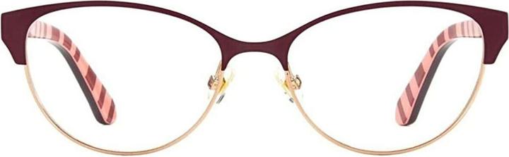 Actual product image Kate Spade Emelyn Sunglasses 52 Burgundy (no correction)
