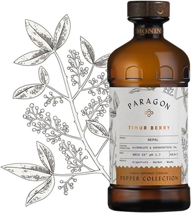 Actual product image Monin Syrup Paragon Timur Berry