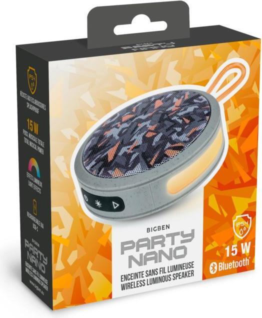 Productafbeelding Bigben Party Nano - Bluetooth luidspreker (3 h, Werkt op batterijen)
