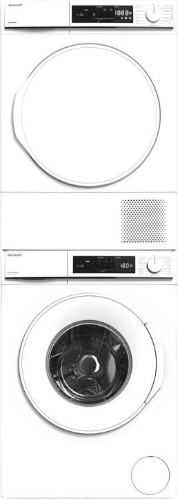 Produktbild Sharp Waschturm  WW3 (8 kg, Links, Rechts)