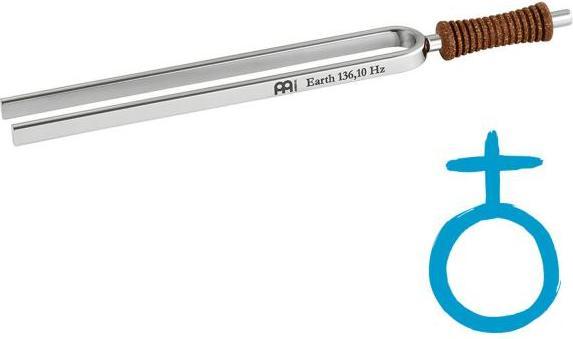 Actual product image Meinl Sonic Energy Stimmgabel-Set TF-Set-2 Tag und Nacht 2-teilig mit Tuch