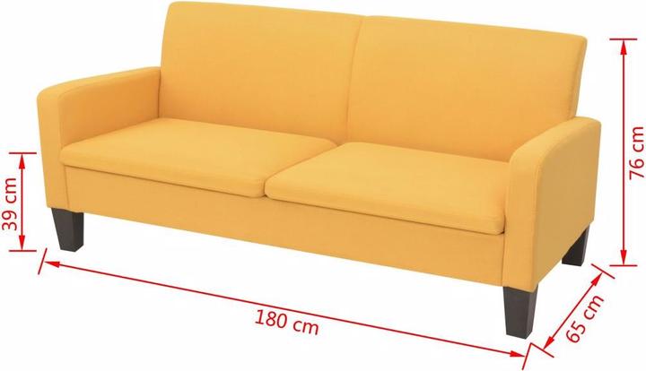 Produktbild vidaXL Dreisitzersofa (3-Sitzer)