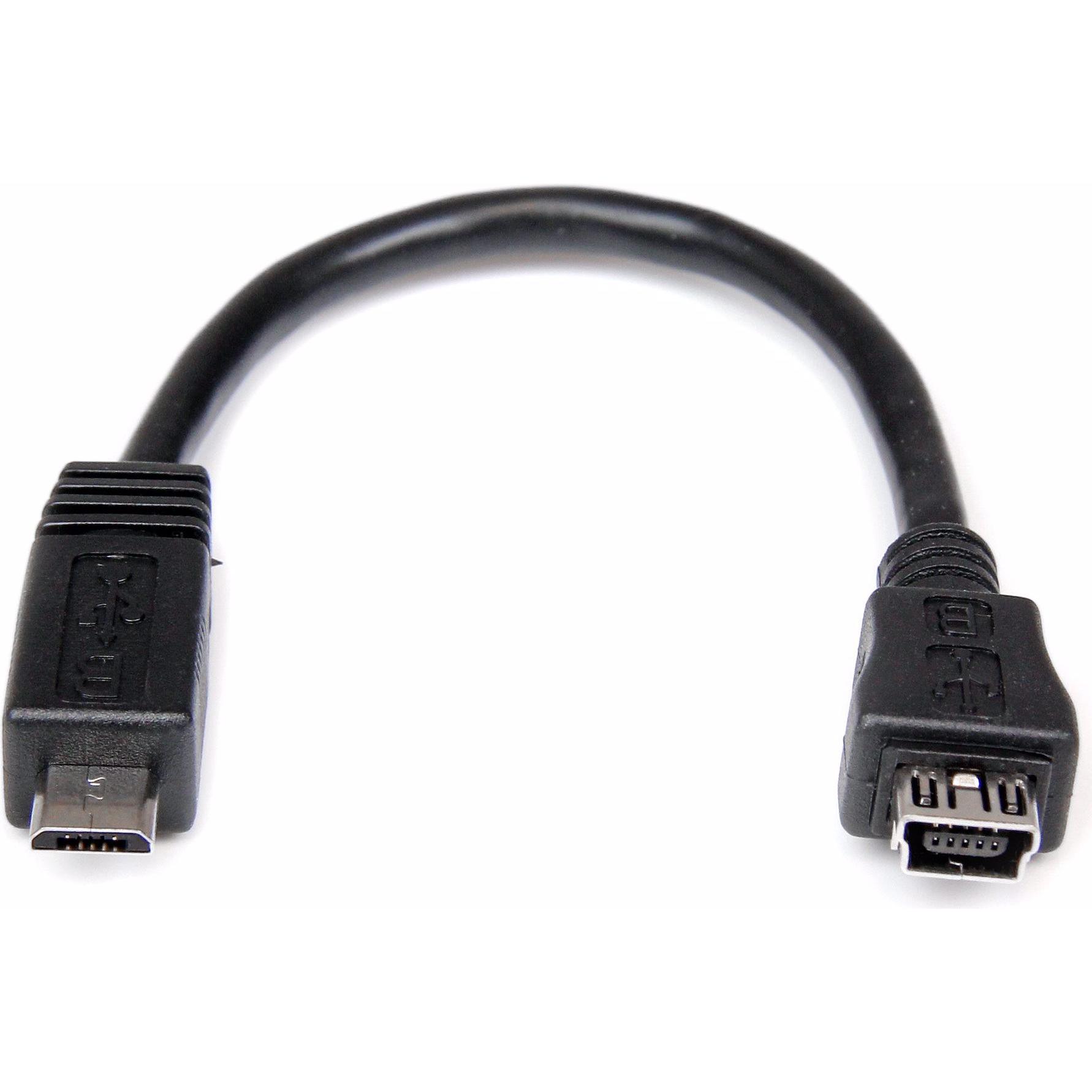 Thumbnail - StarTech USB Mini – USB Micro (0.15 m, USB 2.0), USB Kabel