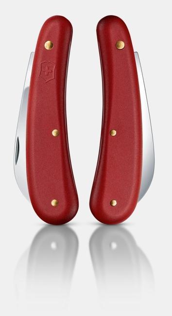 Produktbild Victorinox V-1.92 01 Gartenmesser, Gebogene Klinge, rostfreier Stahl, Rot (Pfannenset + Topfset, Edelstahl)