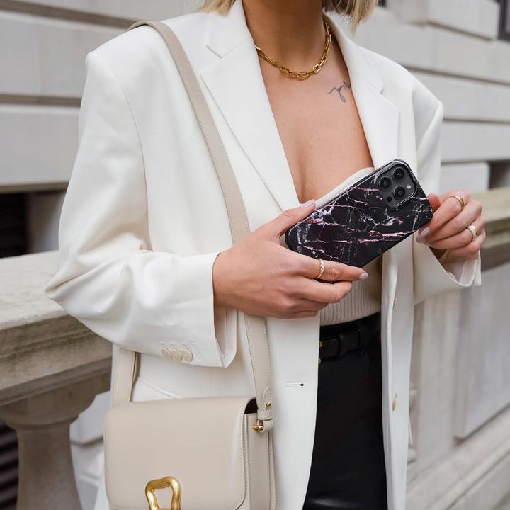 Productafbeelding Burga Tough Case Samsung Galaxy A55 5G - Rose Gold Marble (Samsung Galaxy A55)