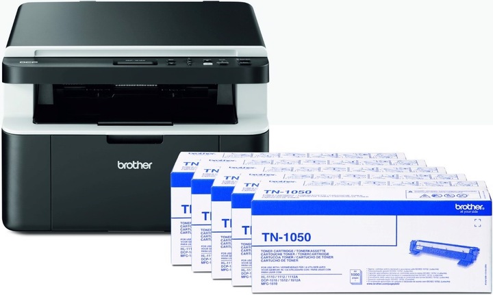 Productafbeelding Brother DCP-1612WVB (Laser, Zwart-wit)