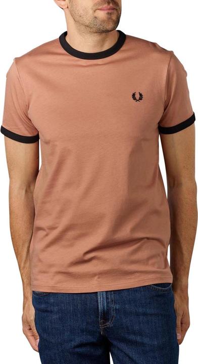 Image du produit Fred Perry Ringer T-Shirt black (XL)