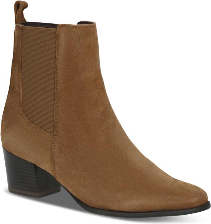 Brown suede