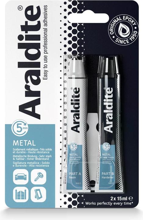Actual product image Araldite Metal glue, tube (60 g, 30 ml)