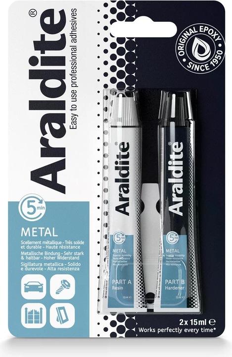 Actual product image Araldite Metal glue, tube (60 g, 30 ml)