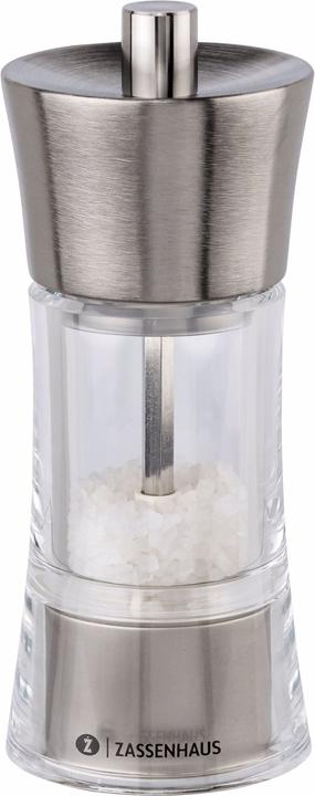 Zassenhaus Salzmühle Aachen Acryl/Edelstahl, 14 cm (Salz)