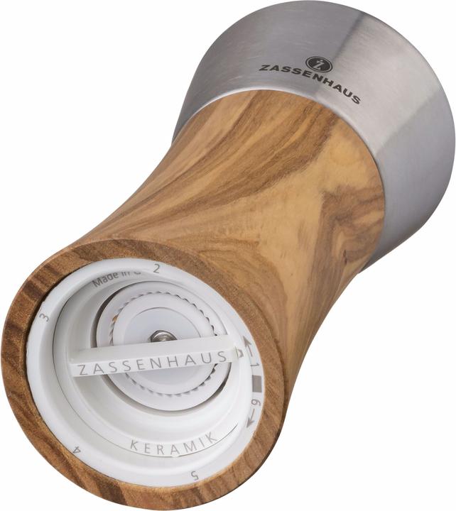 Actual product image Zassenhaus Salt mill Augsburg olive wood, 14 cm (Salt)