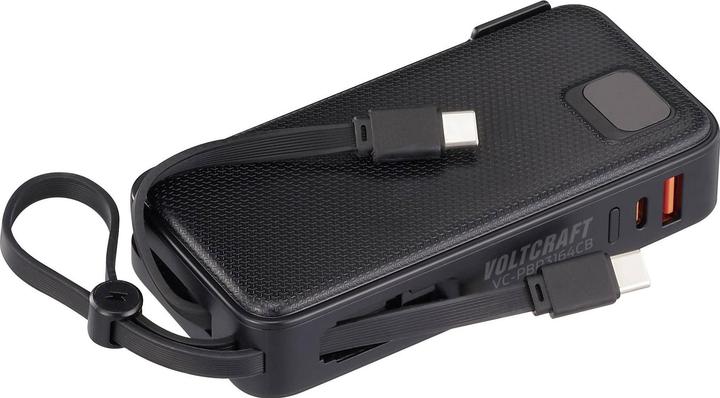 Image du produit Voltcraft VC-PBP3164CB Powerbank 10000 mAh Li-Ion Schwarz (10000 mAh)