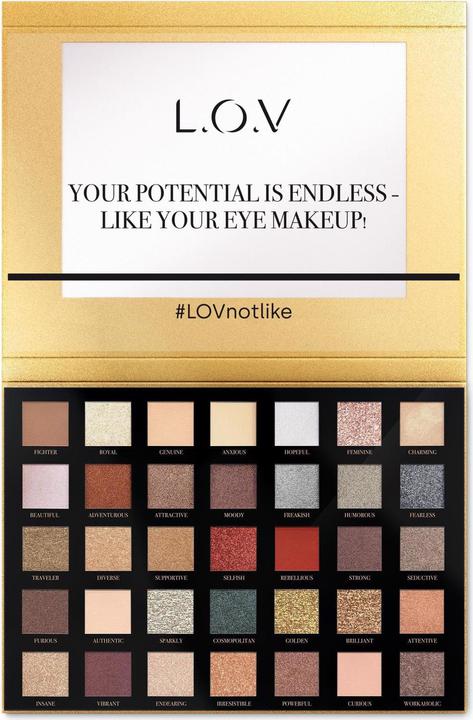 L.O.V Eyeshadow Palette I'm more than Gold multicolored (Multicoloured)