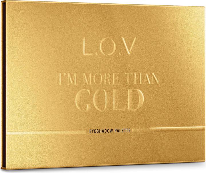 Actual product image L.O.V Eyeshadow Palette I'm more than Gold multicolored (Multicoloured)