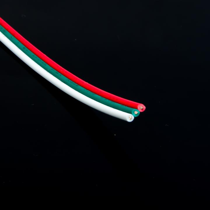 Produktbild Purecrea Litze 3 x 0.75mm² 18AWG Weiss/Grün/Rot
