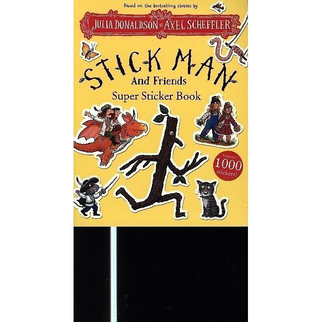Thumbnail - Scholastic, Sticker, Stick Man and Friends Super Sticker Book