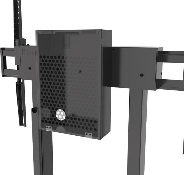 Actual product image b-tech Universal flat rate screen (Ground)