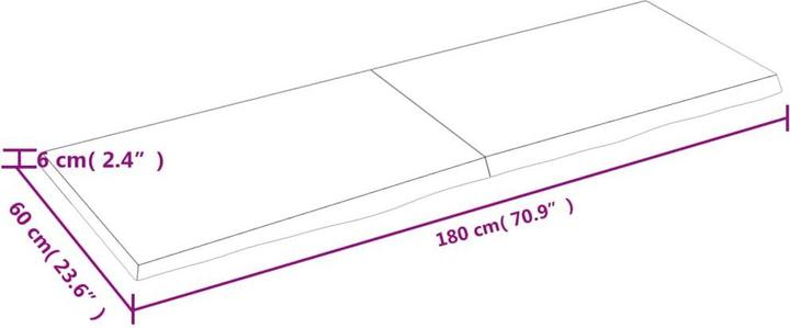 Immagine prodotto VidaXL Emerald (180 x 60 x 6 cm)