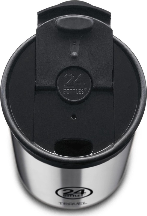Actual product image 24 Bottles Travel Tumbler Tuxedo Black