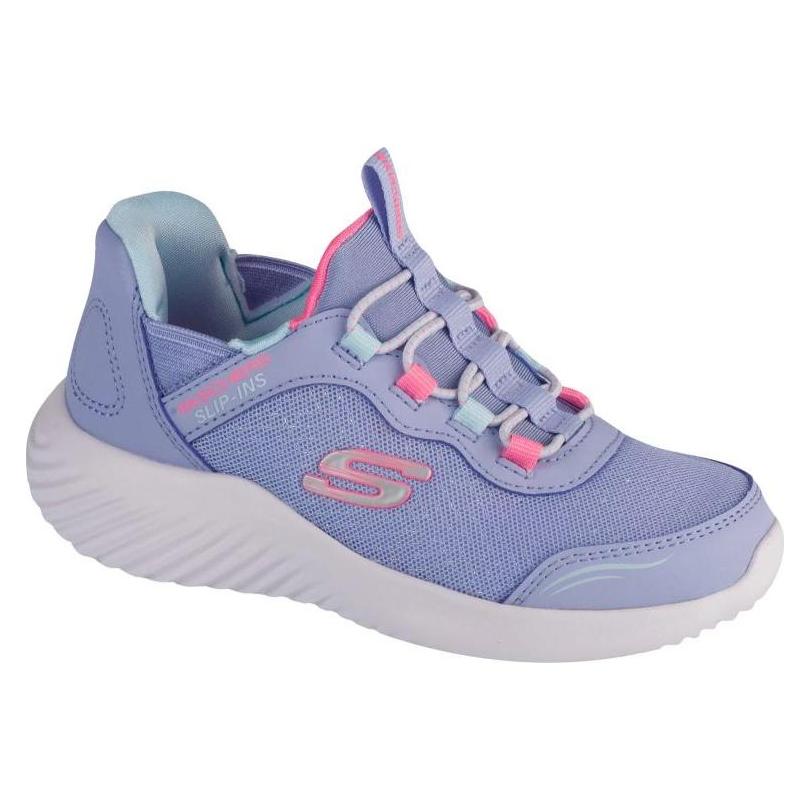 Skechers, Sneakers, Slip-ins, Bounder - Eenvoudige Snit, Paars, (31)