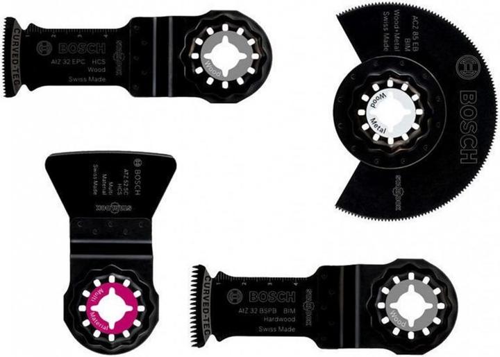 Bosch Professional Zubehör Starlock Boden-/Einbau-Set, 4-teilig