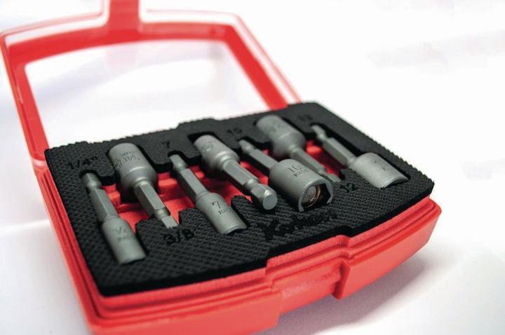 Actual product image Koken Socket wrench bits set 7 pieces PK115/7 (10.0 x 50 mm, 50 mm, 1/4" x 50, 13 mm)