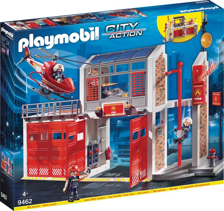 Playmobil Grosse Feuerwache (9462, Playmobil City Action)