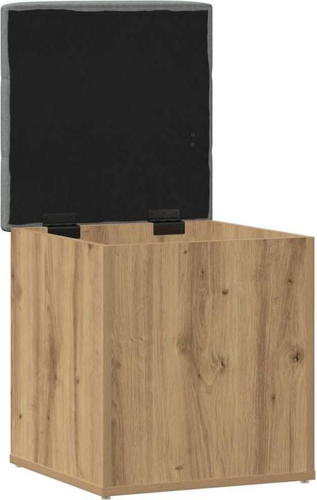 Immagine prodotto VidaXL Panca con portaoggetti Rovere artigianale 42x42x45 cm Materiale a base di legno Panca per scarpe (42 cm)