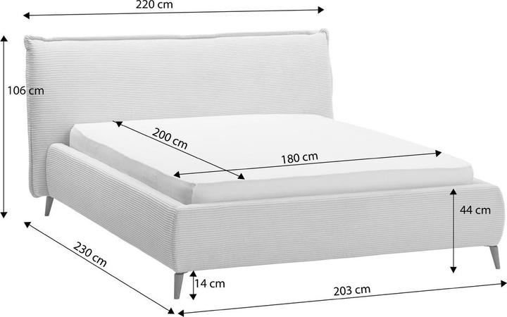 Produktbild Lomoco Elvy (180 x 200 cm)
