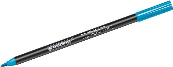 Actual product image Edding Porcelain colouring pen Brushpen (Light blue, 4 mm, 1 x)