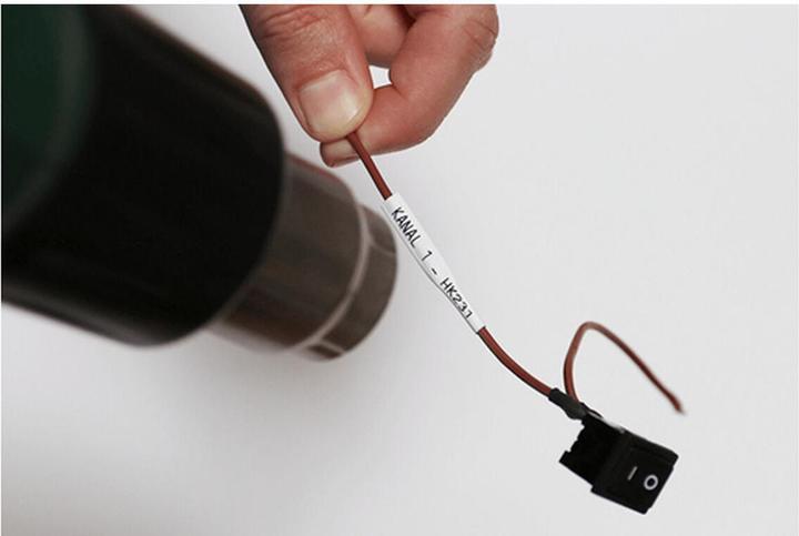 Produktbild Brother Heat-Shrink-Tube (1.12 cm, Schwarz, Weiss)