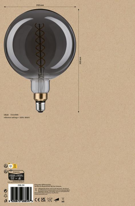 Image du produit Paulmann 1879 Filament BigGlobe (E27, 200 lm, 1 x)