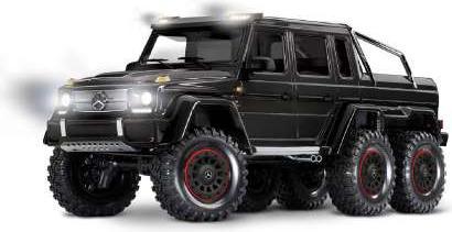 Actual product image Traxxas CRAWLER TRX-6 1:10 6WD EP RTR MERCEDES G63 AMG 6x6 - BLACK WITHOUT charger and WITHOUT battery (RTR Ready-to-Run)