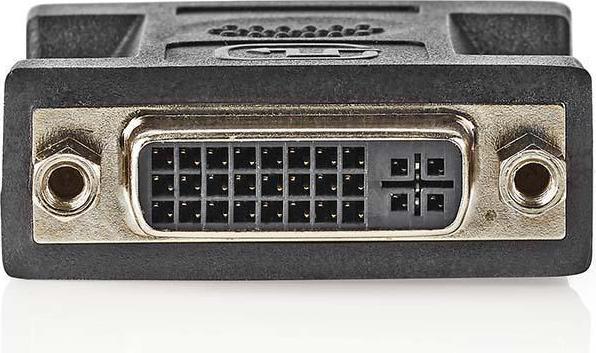 Actual product image Nedis DVI Adapter DVI-I 24+5-Pin Female DVI-I 24+5-Pin Female Nickel Plated Straight PVC Black Polyb