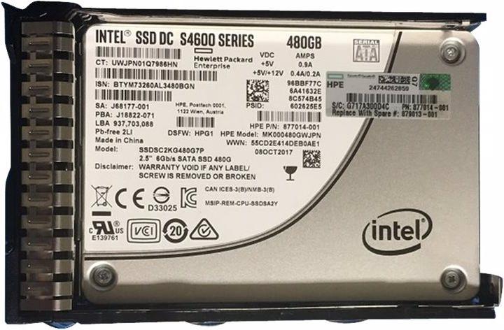HPE Mixed Use SSD 480 GB (480 GB, 2.5")