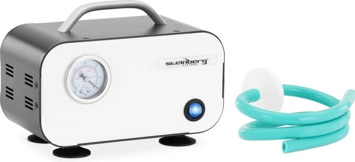 Produktbild Steinberg Elektrische Membran-Vakuumpumpe Laborpumpe Unterdruckpumpe ölfrei 20 W 10 l/min