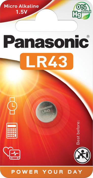 Produktbild Panasonic Micro Alkaline (1 Stk., LR43, 100 mAh)