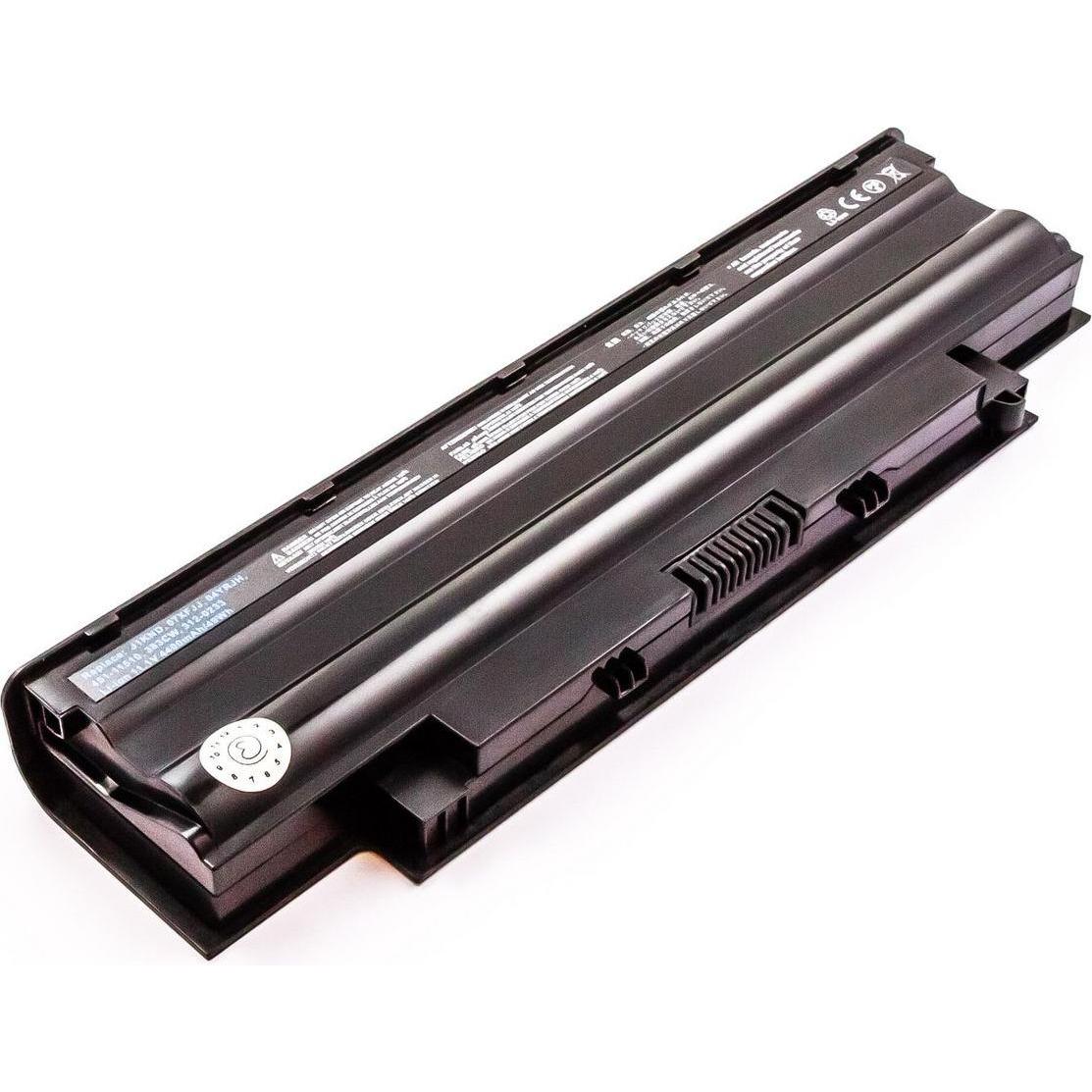 CoreParts Laptop-Batterie Lithium-Ionen 6 Zellen 4400 mAh (6 Zellen, 4400 mAh), Notebook Akku, Schwarz