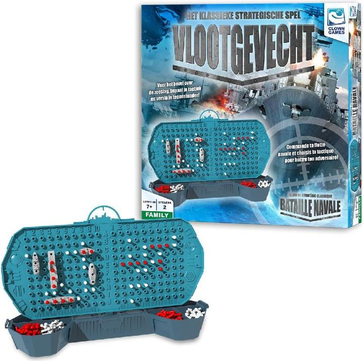 Actual product image Clown games Sea Battle (English, French, 2 Players)
