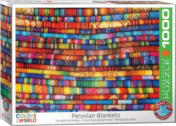 Produktbild Eurographics Traditionelle Decken aus Peru (1000 Teile)
