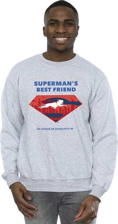 Actual product image Mens DC League Of Super-Pets Superman's Best Friend Sweatshirt (L)