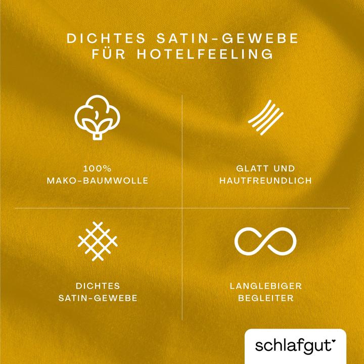 Image du produit schlafgut Woven Satin (Housse de couette, 140 x 200 cm)